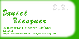 daniel wieszner business card